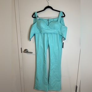 AFRM Teal Faux Leather Set